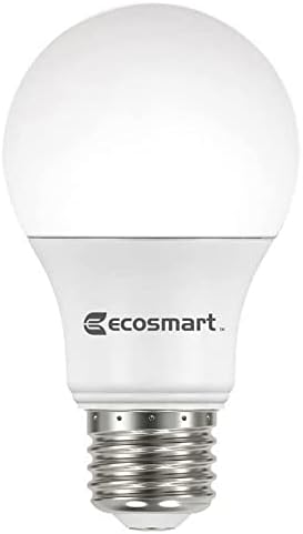 LED TECHNOLÓGIA EcoSmart 60W Egyenértékű Puha, Fehér 19 Energy Star, illetve Szabályozható LED Izzó, (8-as Csomag)