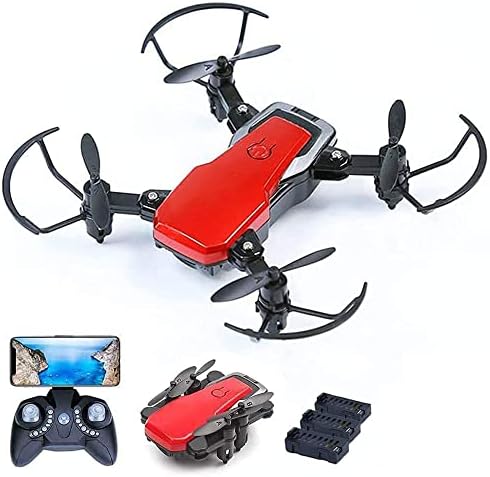 PRENDRE Drón Kezdőknek a 4K Kamera, Összecsukható RC Drón a 3 Elemek, Quadcopter 360° Flip, 3 Sebesség, Magasság Tartani, fej