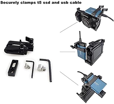 MAGICRIG Kamera Ketrec Készlet Kompatibilis BMPCC 4k & 6k + HDMI, valamint USB-C Kábel Bilincs
