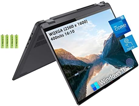 Lenovo 2023 Flex 5 16 2.5 K WQXGA (2560 x 1600) 2 az 1-ben Érintőképernyős Laptop, 12 Generációs Intel 10-Core i7-1255U,