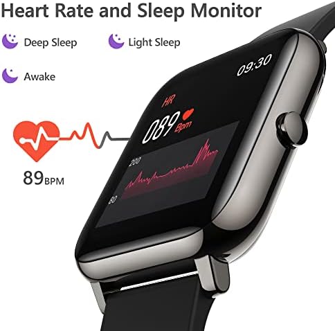 Intelligens Karóra, KALINCO Fitness Tracker Heart Rate Monitor, a Vérnyomás, a Vér Oxigén Követés, 1.4 Hüvelykes érintőképernyő