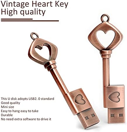 LEIZHAN 32 gb-os USB pendrive Ajándék Doboz, Fém Kulcs a Szeretet kulcstartó pendrive Memory Stick U Lemez Egyedi pendrive Esküvői