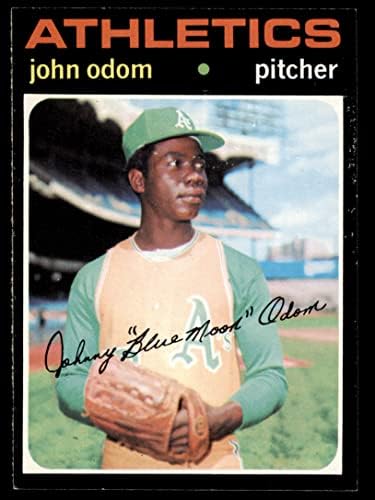 1971 Topps 523 Kék Hold Odom Oakland Athletics (Baseball Kártya) VG Atlétika