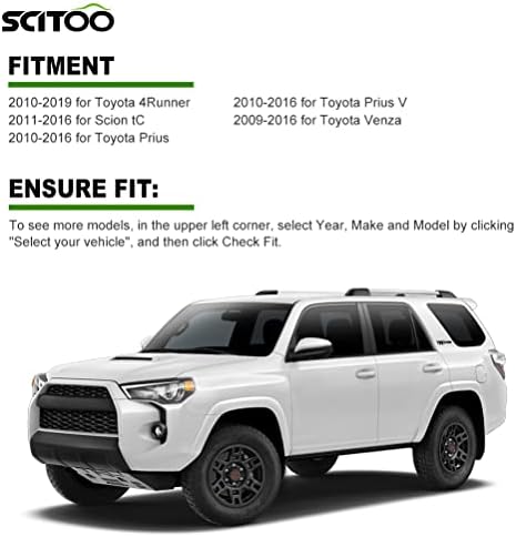 SCITOO 1db Kulcs nélküli Bejegyzés Távoli kulcstartó Csere Vágatlan Autó Kulcs a Toyota 4Runner 2010-2019 a Scion tC 2011-
