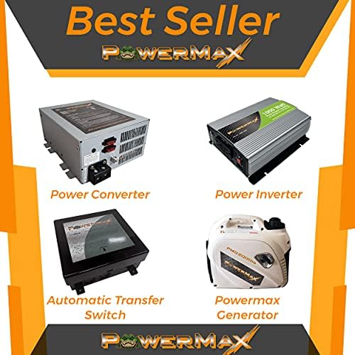 PowerMax PM3-75LK tápfeszültség AC-DC Konverter 110/120 VAC-DC 0-12 V 75Amp, Akkumulátor Töltő 3 Szakaszban Intelligens Töltési