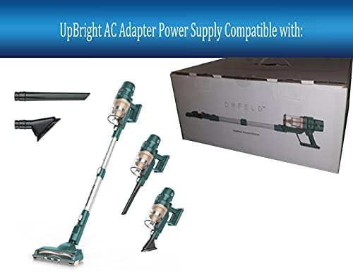 UpBright 31V AC Adapter Kompatibilis ORFELD VC818 BL818 C10G Lítium-ion DC 25.9 V 2200mAh 160W 4 az 1-ben Vezeték nélküli Bottal Porszívó