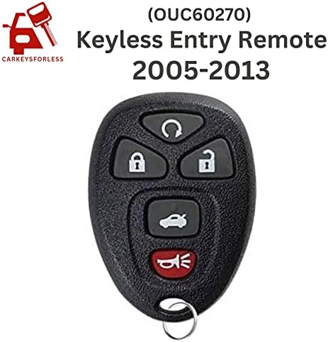 Csere Autó kulcstartó Kulcs nélküli Bejegyzés Távoli 5-Gombot Kulcsnélküli Bejegyzés Távoli 2005-13 (OUC60270)