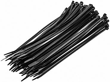 NavePoint 10 Hüvelykes Nylon UV Ellenálló Kábel Vezeték Zip Nyakkendő 50 kg - Fekete-500 Csomag Sokkal Db Db