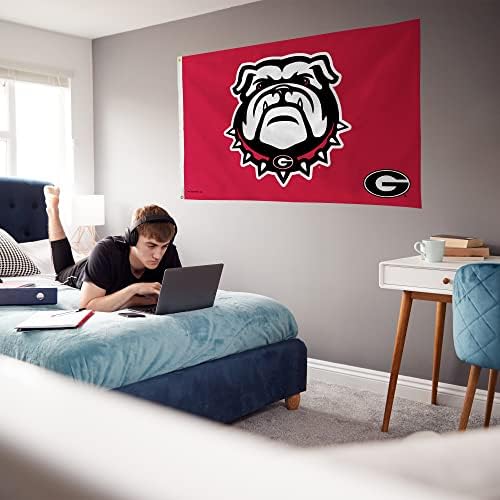 NCAA Georgia Bulldogs 3 x 5' Banner Zászlót - Egyoldalas - Beltéri vagy Kültéri - Home Dekor Által Rico Iparágak
