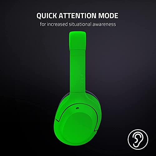 Razer Opus X Vezeték nélküli Alacsony Késleltetésű Fülhallgató: Aktív zajszűrés (ANC) - Bluetooth-5.0-60ms Alacsony Latency