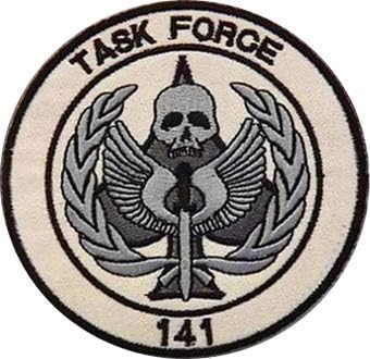 4 Db Call of Duty Task Force 141 Elit Hímzett Dekoratív Javítás (color5)