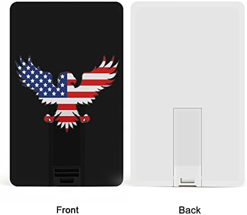 NEKÜNK Kopasz Sas Zászló Hitelkártya USB Flash Meghajtók Személyre szabott Memory Stick Kulcs, Céges Ajándék, Promóciós Ajándékot