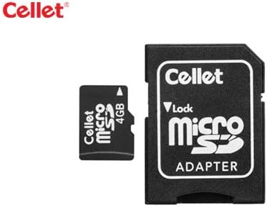 Cellet MicroSD 4GB Memória Kártya Samsung SCH-I617 BLACKJACK II. 2 Telefon SD Adapter.