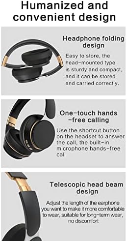 Vezeték nélküli Fejhallgató Bluetooth 5.0 a ZTE Blade X1 5G Vezeték Fül Bluetooth Összecsukható Fejhallgató Hi-Fi Sztereó Dinamikus Mély,