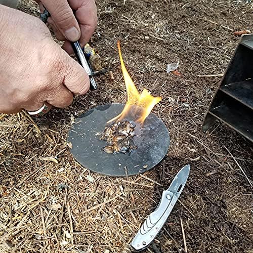 Coopers Bay FireRope Tapló Tüzet gyújtani - A Végső Időjárásálló Firestarting Anyag - Eazy Fény Tapló Botok a Kemping, Túrázás Túlélő