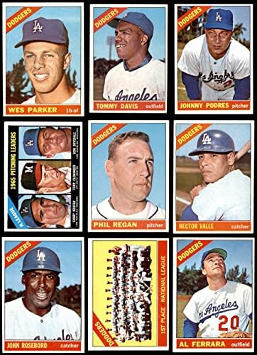 1966 Topps Los Angeles Dodgers Közelében Csapat készen áll a Los Angeles Dodgers (Set) EX+ Dodgers