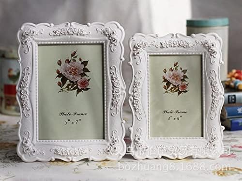 LORGL Képkeret, Kreatív Képkeret Rózsa Virág Kristály Gyémánt Fehér Európa Stílus Divat Régi Díszek képkeret Otthoni Kiegészítők
