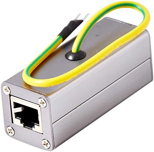 RiteAV - Kültéri Ethernet POE+ / RJ-45 túlfeszültségvédő (Árnyékolt) a Vihar & villámvédelmi (Gigabyte) - 2 Csomag