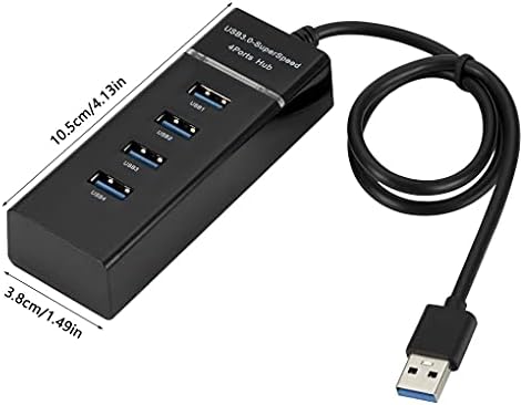 SBSNH USB3.0 Extender Multi-Port USB 1 4 Kábel Adapter Laptop Hub Dokkoló Állomás 4-Port Hub 5Gbps adatátviteli Sebesség (Színe : Fehér)