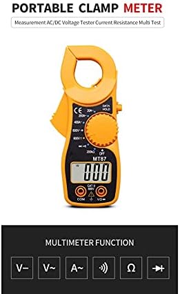 FEER Hordozható MT87 LCD Digital Clamp Meter Multiméter a Mérési AC/DC Feszültség Teszter Jelenlegi Ellenállás Több Teszt
