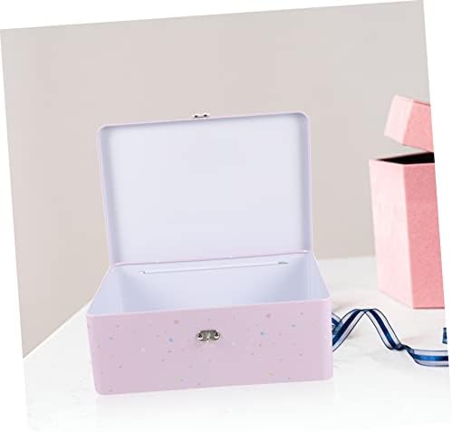 Alipis 4db doboz Memória Szervező Fotók Asztal, Téglalap alakú Tea Stílus Tároló Haza Jogosultja Candy Retro Ajándék Rózsaszín Fiúk