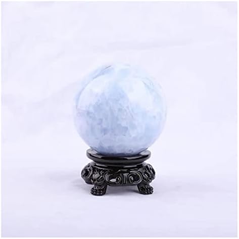 1db 50mm-90mm Természetes Kék Celestite Labdát Energia Gömb Gyógyító lakberendezési Gyógyító Kő távol tartja a Gonosz Szellemeket
