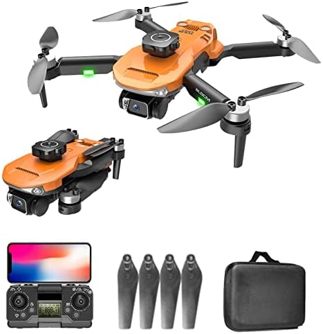 Mini Drón, Dual Kamerák Összecsukható UAV 6K HD légifényképezés Drón,WiFi Átviteli Drón, Brushless Motor, Mobil Telefon