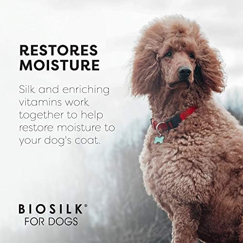BioSilk Kutyák számára Selyem Terápia Sampon Természetes Kókuszolaj | Kókusz Kutya Sampon, Szulfát, valamint Paraben Mentes Természetes