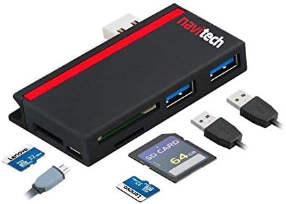 Navitech 2 az 1-ben Laptop/Tablet USB 3.0/2.0 HUB Adapter/Micro USB Bemenet SD/Micro SD Kártya Olvasó Kompatibilis Az Acer Swift 1