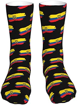 KADEUX Ecuadori Zászló Zokni Sport Zokni Újdonság Alkalmi Zokni Unisex Harisnya Sport Zokni Férfi Női