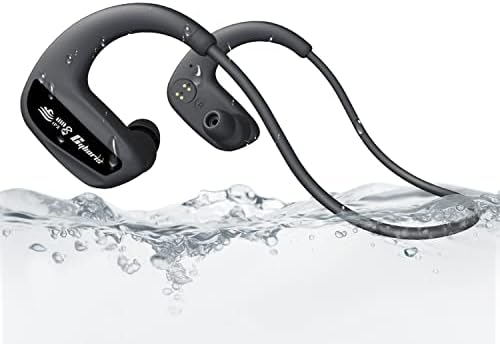 CYBORIS Vezeték nélküli Bluetooth Fejhallgató, IPX8 Vízálló Úszni, Fejhallgató, 16 gb-os Mp3-Lejátszó Edzés Fejhallgató - Beépített csontvezetéses