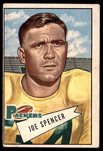 1952 Bowman Nagy 9 Joe Spencer Green Bay Packers (Foci Kártya) JÓ Packers Oklahoma St.