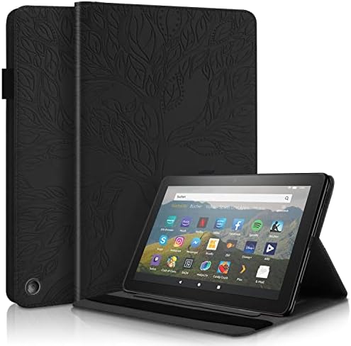 Védőtok Fire HD 8 & Fire HD-8 Plus Tabletta(10 Generáció 2020-As Kiadás) PU bőrtok Flip Pénztárca védőburkolat Élet Fája Tabletta