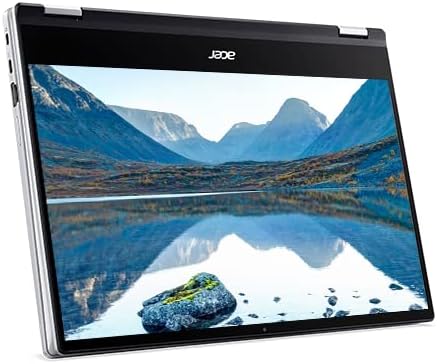 Acer 2022 Kabrió 2-in-1 Chromebook-14inch keret nélküli FHD IPS Érintőképernyő, Ryzen 3 Akár 3.35 GHz, 4GB Ram, 64GB SSD,