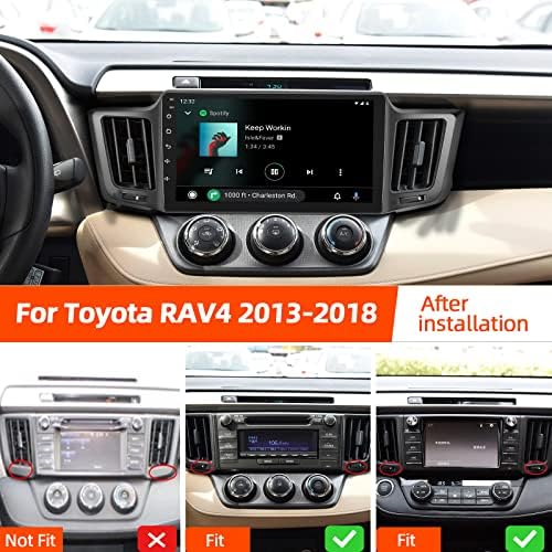 [1G+16G] autórádió Toyota RAV4 2013 2014 2015 2017 2018, 10.1 hüvelykes Android 11 érintőképernyő Sztereó, Apple Carplay/Android