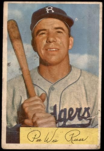 1954 Bowman 58 Pee Wee Reese Brooklyn Dodgers (Baseball Kártya) FAIR Dodgers