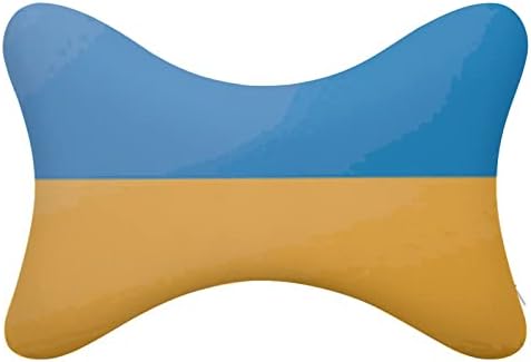 Ukrajna Zászló Autó Nyak Párna Puha Autó Fejtámla Párnáját Nyak Többi Párna, Párna, 2 Csomag Vezetés, Utazás