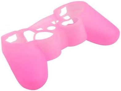 Rózsaszín Szilikon Védő Bőr Esetben Fedezi a Sony PS3 Kontroller
