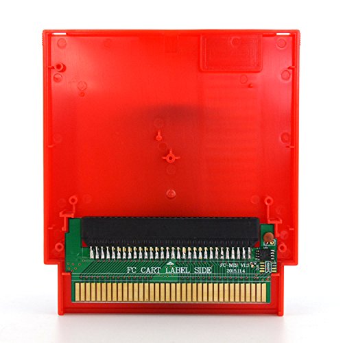 Cinpel Csere Játék Patron Shell A Famicom 60 Pin 72 Pin Átalakító Kártya Nintendo NES Piros