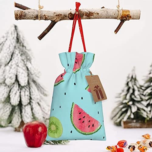 Zsinór Karácsonyi Ajándék Táskák Akvarell-Kiwi -, Gyümölcs-Nyári Ajándék Csomagolás Zsák Karácsonyi Ajándék Csomagolás Zsák -, Zacskó Közepes