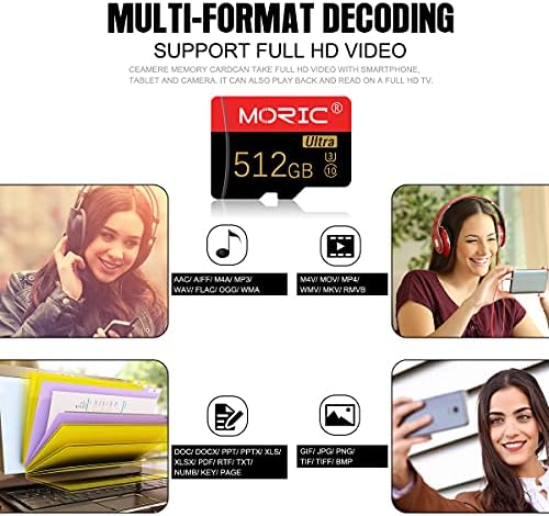 512 gb-os Memória Kártya Micro SD-Kártya 512 gb-os High Speed Class 10 Okostelefon/Akció Kamera/Tablet/Notebook, valamint Drón(512