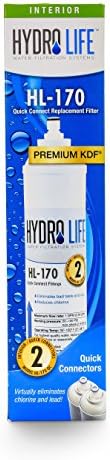 Hydro Élet 52101 HL-170 QC Pult Alatt Csere Szűrő , Fehér