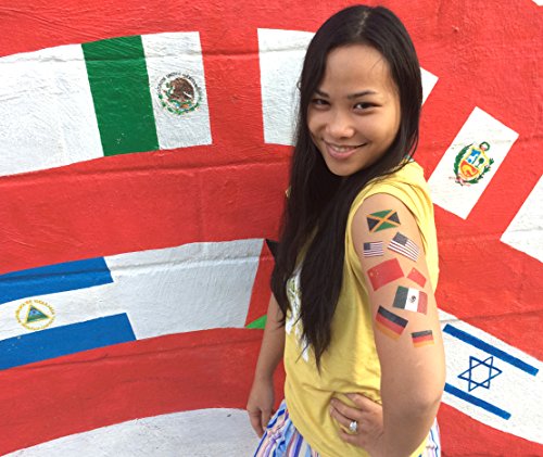 40 Tetoválás: Brazília Brasil Zászló, Brazil Party Kellék