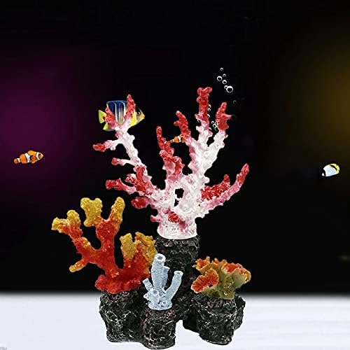 TJLSS Akvárium Dekoráció, Kiegészítők Nagy Gyanta Coral Reef Növények akvárium Tereprendezés Gyönyörű Díszek Waterscape Dekoráció