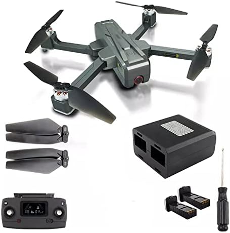 STSEEACE Összecsukható GPS Drón a 4K EIS UHD Kamera 5G Szakmai Drón WiFi FPV Felnőttek számára, Quadcopter a Brushless Motor, Auto Haza,