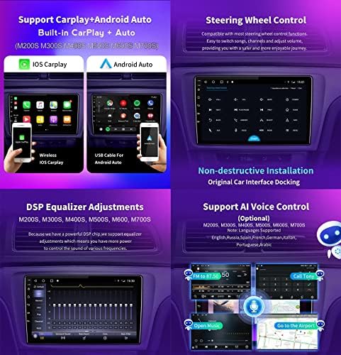 ADMLZQQ Android 11 9 col, Bluetooth autórádió Apple Carplay a Honda XRV HRV Vezel 2013-2018 fejegység, 2 Din Autós FM AM Rádió Támogatás