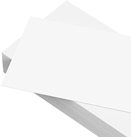 Reskid Unlined Papír Csík - Vastag Papír - 80lb Karton - 2 x 25 Cm, Fehér, Csomag 100 - Ideális a Tantermek, Irodák, vagy Otthonok