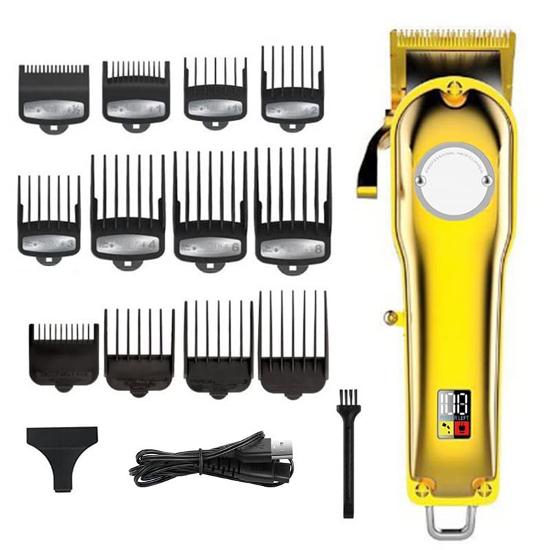 Hajnyíró gép, Haj Vágás Eszköz, USB töltő vezeték nélküli borbély haj clipper a férfiak elektromos hajvágó gép, újratölthető haj trimmer állítható