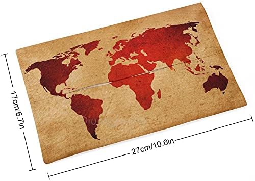 Diuangfoong Pamut Vászon Szövet Borító, Texturált Világ Térkép Egyszerű Szivattyúzás Papír Borító Ruhát Művészeti Szövet Doboz Szivattyúzás