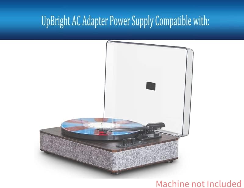 UpBright 12V AC/DC Adapter Kompatibilis ION Audio Luxe LP Bluetooth Bakelit lemez Lejátszó, Hangszórók 0.2 EGY 12VDC 200 mA 12.0